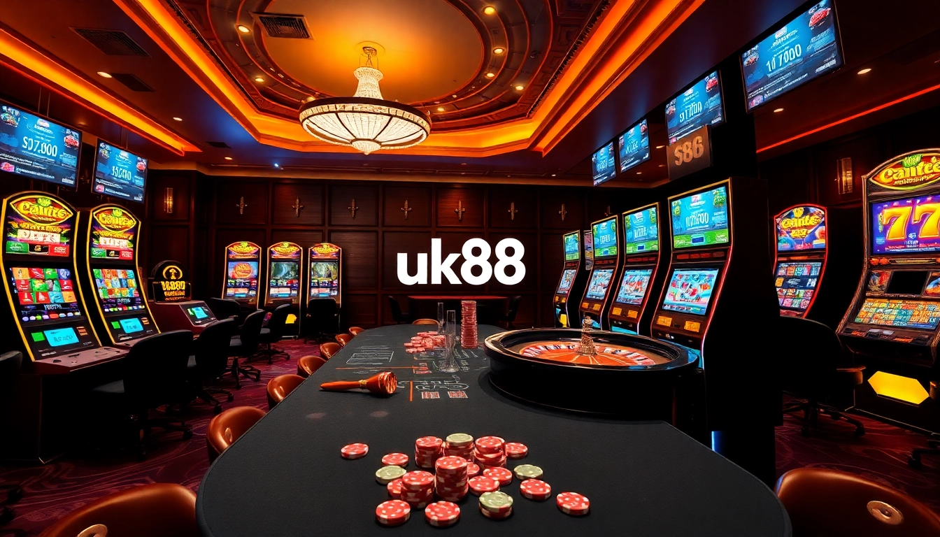 Experience the excitement of uk88 with vibrant casino games and a luxurious atmosphere.