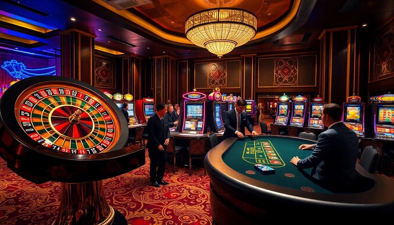Experience thrilling gameplay at https://sky88.at/ featuring roulette, blackjack, and luxurious casino ambiance.
